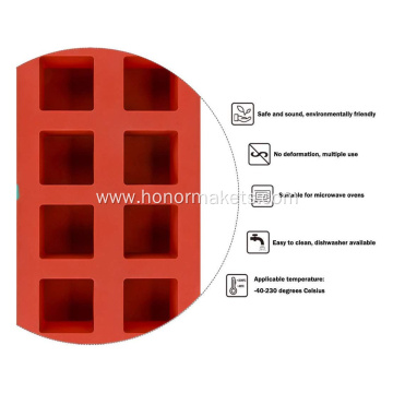 Silicone square chocolate cake Mold